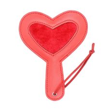 Шлепалка сердце с рукояткой Mini Heart Paddle красная
