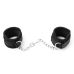 Наручники на липучке БДСМ черного цвета Vscnovelty