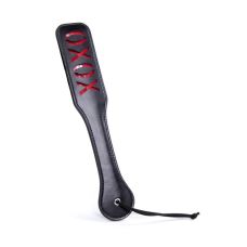 Шлепалка с надписью XOXO БДСМ черного цвета Vscnovelty