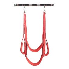 Гойдалка для сексу БДСМ для фіксації тіла червоного кольору Vscnovelty