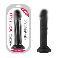 Фалоімітатор реалістичний на присосці Realistic Dong Black Mr. Rude 9.1 чорний
