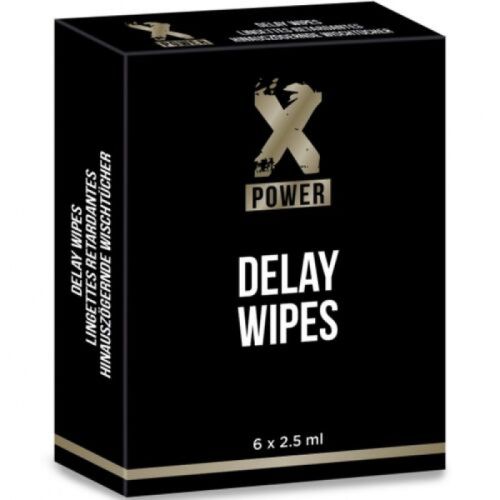 Салфетки с пролонгирующим гелем Labophyto XPower Delay Wipes 6штук