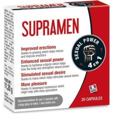 Капсули 4 в 1 для потенції посилення ерекції та збудження Labophyto Supramen Sexual Power 20 капсул