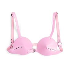 Бюстгальтер с заклепками розового цвета Vscnovelty