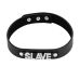 Ошейник с надписью SLAVE БДСМ черного цвета Vscnovelty