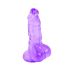 Фалоімітатор реалістичний на присосці Crystal Jellies Realistic Dildo Mr. Rude 5.3 фіолетовий Фалоімітатор реалістичний на присосці Crystal Jellies Realistic Dildo Mr. Rude 5.3 фіолетовий