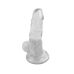 Фаллоимитатор гелевый на присоске Crystal Jellies Realistic Dildo Clear Mr. Rude 5.3 прозрачный Фаллоимитатор гелевый на присоске Crystal Jellies Realistic Dildo Clear Mr. Rude 5.3 прозрачный