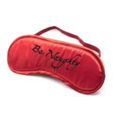 Маска БДСМ на глаза красного цвета