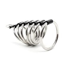 Фиксатор на пенис из медицинской стали серебристый