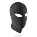 Маска БДСМ на обличчя з вирізом для очей чорного кольору