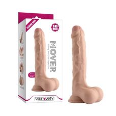 Фаллоимитатор на присоске реалистик Sliding Skin Dual Layer Dong-Whole Testicles телесный