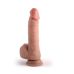 Фаллоимитатор реалистик на присоске Dual-Layered Nature-Feel Silicone Dildo 7.2 телесный