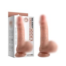 Фаллоимитатор реалистик на присоске Dual-Layered Nature-Feel Silicone Dildo 7.2 телесный