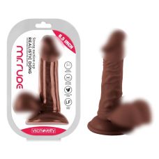 Фалоімітатор реаліст на присосці Realistic Dong Brown Mr. Rude 6.5 коричневий