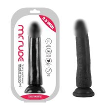 Фаллоимитатор реалистичный на присоске Realistic Dong Black Mr. Rude 8.5 черный