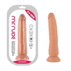 Фалоімітатор на присосці реалістичний Realistic Dong Flesh Mr. Rude 8.5 бежевий