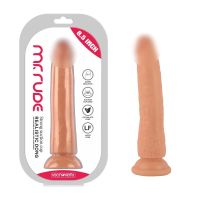 Фалоімітатор на присосці реалістичний Realistic Dong Flesh Mr. Rude 8.5 бежевий