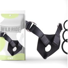 Кріплення для страпону на ремінцях Harness Basic чорного кольору