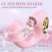 Вибратор для точки G с вакуумной стимуляцией клитора розового цвета Cnt Dolphine Licker Вибратор для точки G с вакуумной стимуляцией клитора розового цвета Cnt Dolphine Licker