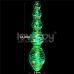 Скляний фалоімітатор світиться Twilight Gleam Glass Dildo Tantalizing Orbs