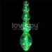 Скляний фалоімітатор світиться Twilight Gleam Glass Dildo Tantalizing Orbs