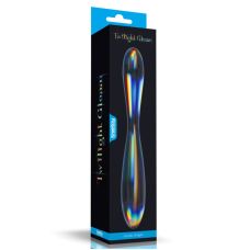 Стеклянный фаллоимитатор разноцветный Lovetoy