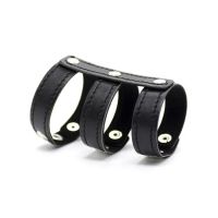 Ремінець для фіксації на пеніс Cock Strap чорного кольору