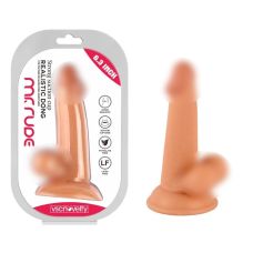 Фалоімітатор реалістичний на присосці Mr. Rude Realistic Dong Flesh 6.3 тілесний