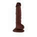 Фаллоимитатор реалистичный на присоске Mr. Rude Realistic Dong Brown 7.9 коричневый Фаллоимитатор реалистичный на присоске Mr. Rude Realistic Dong Brown 7.9 коричневый