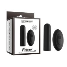 Віброкуль для клітора з пультом управління чорного кольору Vscnovelty