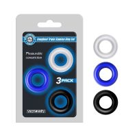 Набір ерекційних кілець Doughnut Triple Stamina Ring Set