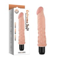 Вібратор вагінальний реалістичний Extreme Soft Realistic Dildo Vibrator 9.0 тілесного кольору