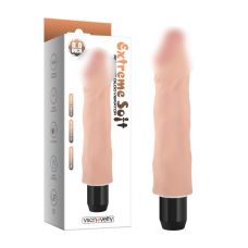 Вибратор реалистичный телесного цвета Extreme Soft Realistic Dildo Vibrator 8.8