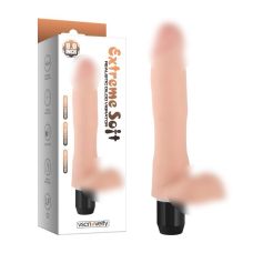 Вагинальный вибратор реалистик Extreme Soft Realistic Scrotum Dildo Vibrator 9.0 телесного цвета