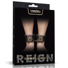 Стильные наножники для БДСМ Rebellion Reign Ankle Cuffs