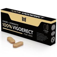 Таблетки для покращення ерекції у чоловіків Blackbull 100% Vigoerect Vigor Strength For Men 4 таблетки