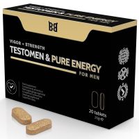 Капсули для підвищення потенції у чоловіків Blackbull Testomen Pure Energy 20 капсул