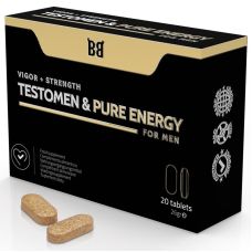 Капсули для підвищення потенції у чоловіків Blackbull Testomen Pure Energy 20 капсул