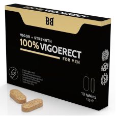 Таблетки для покращення ерекції у чоловіків Blackbull 100% Vigoerect Vigor Strength For Men 10 таблеток