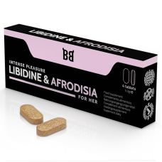 Таблетки для женщин для повышения либидо Blackbull Libidine Afrodisia Intense Pleasure 4 таблетки