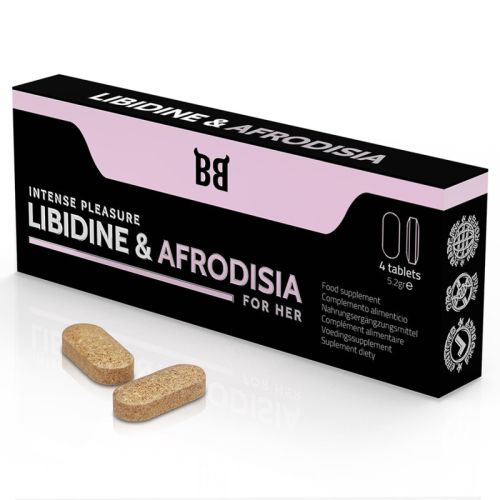 Таблетки для жінок для підвищення лібідо Blackbull Libidine Afrodisia Intense Pleasure 4 таблетки