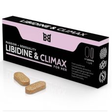 Таблетки для женщин для повышения либидо Blackbull Libidine Climax Increase For Women 4 капсулы