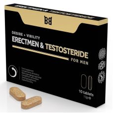 Капсули для посилення ерекції та підвищення рівня тестостерону Blackbull Erectmen Testosteride Power Testosterone 10 капсул