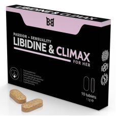Таблетки для женщин для повышения либидо Blackbull Libidine Climax Increase For Women 10 капсул