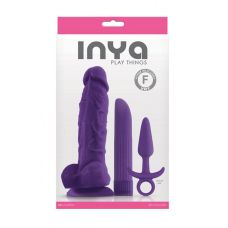 Набір іграшок секс Inya Play Things фіолетового кольору
