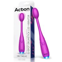 Вібратор для точки G рожевого кольору Action Twelve G Spot
