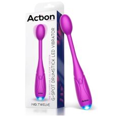 Вибратор для точки G розового цвета Action Twelve G Spot