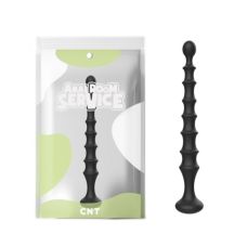 Анальные шарики силиконовые черного цвета Cnt Sword