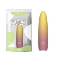Вибропуля для стимуляции клитора желто розового цвета Cnt Sweet Bomb Classic