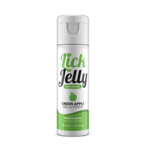 Оральний лубрикант на водній основі зі смаком яблука Intimateline Lick Jelly Oral Sex Gel 50мл